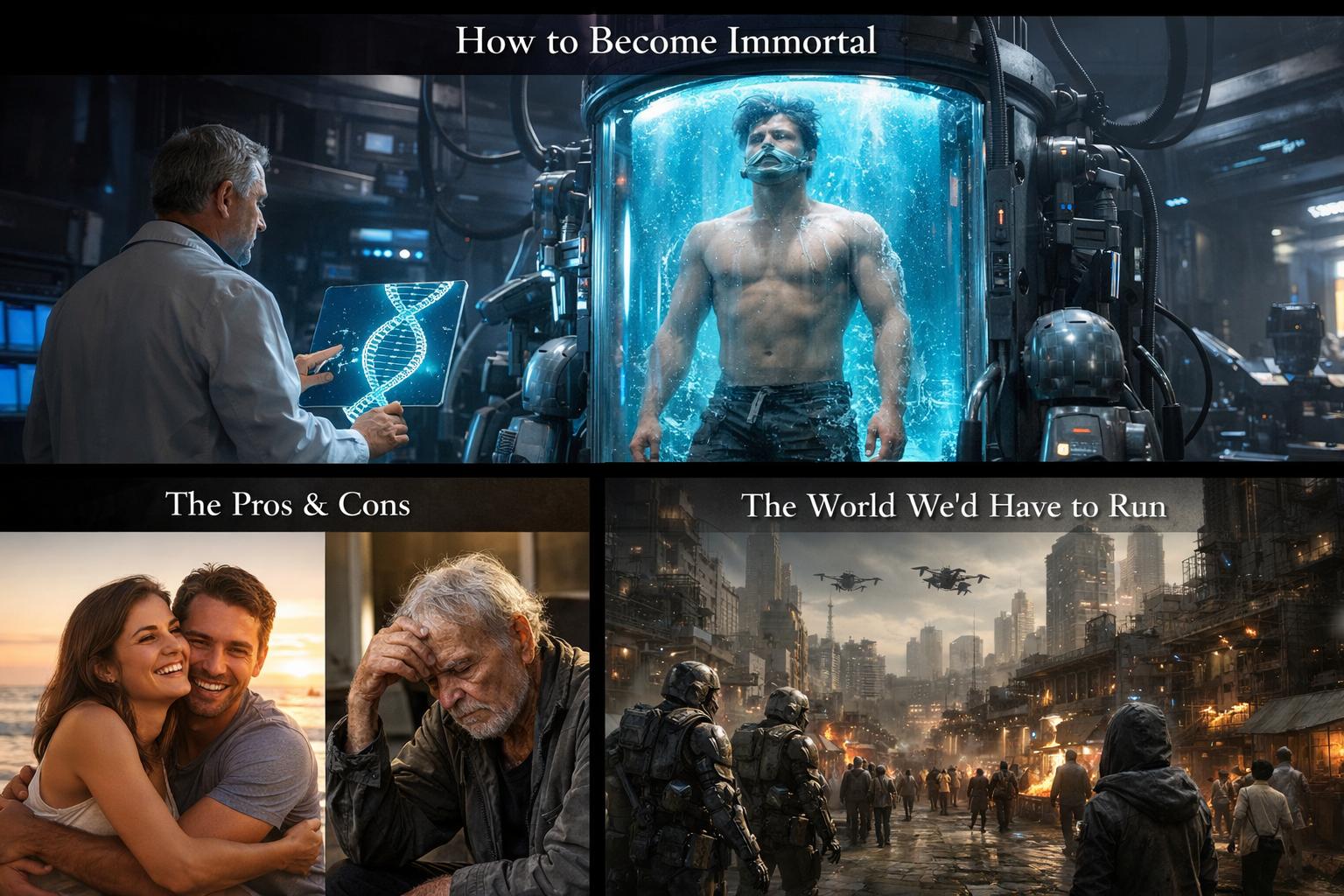how can we become immortal. Pros, Cons, and the World We’d Have to Run how can we become immortal. Pros, Cons, and the World We’d Have to Run